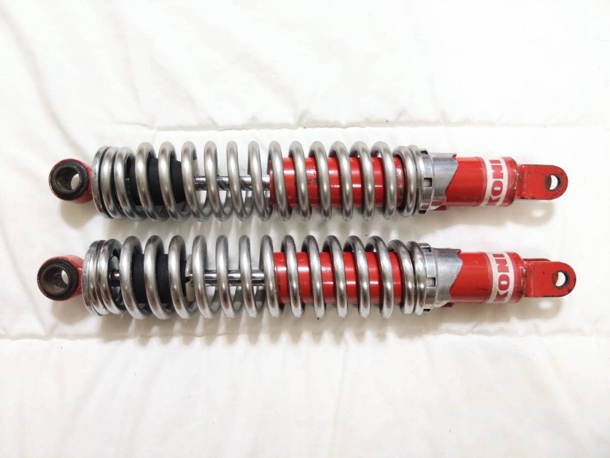 当時物 コニー koni サスペンション 350㎜ 赤 細巻 OH済 希少 Z1 Z2