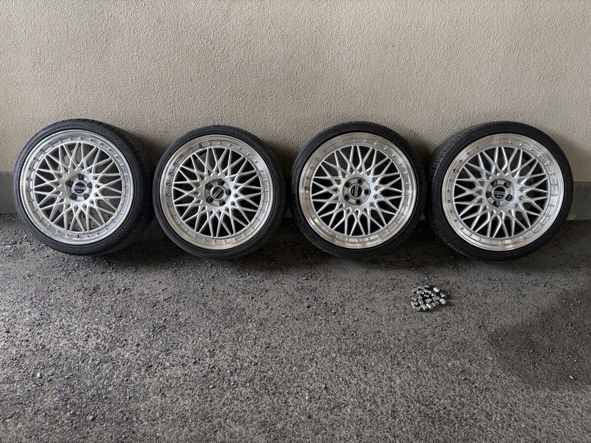 KYOHO シュタイナーVS5 19インチ タイヤホイールセット 5穴 PCD114