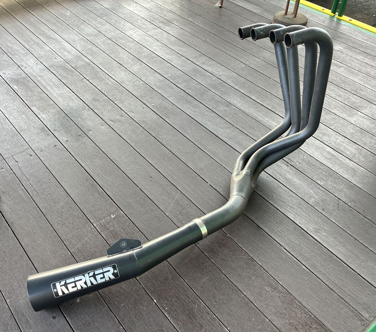 中古】KERKER カーカー マフラーエンド キャップ フィッシュテール 2個