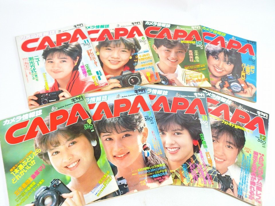 中古】F6/CAPA カメラ情報誌 キャパ 1983-8 立木義浩特撮 荒川よしえの