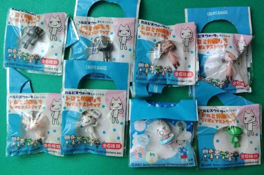 新品】トロ 光る携帯ストラップ カルピス ストラップ /7の落札情報詳細