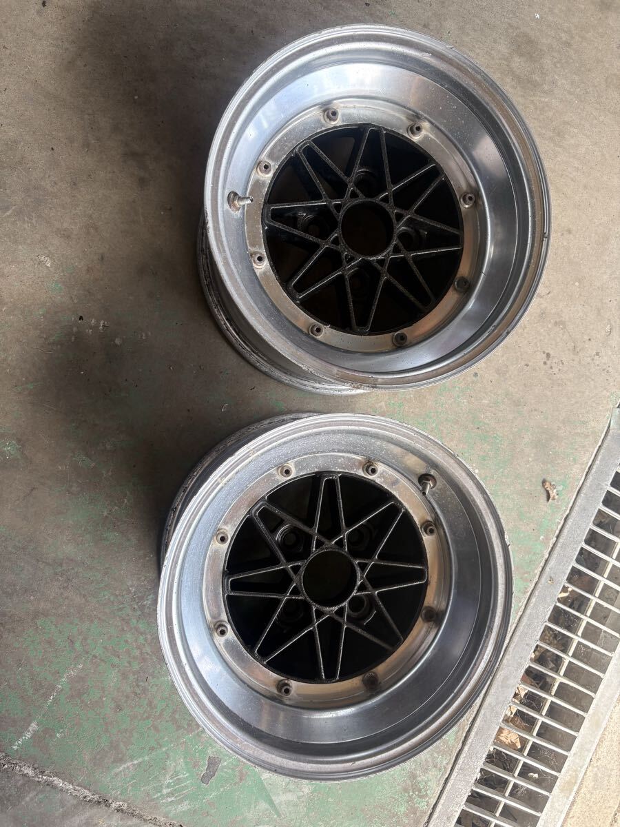旧車 当時物 work エクイップ 14インチ 8j 114.3-4h 4本セットAタイプ2