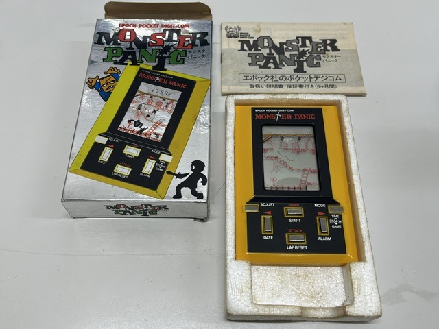 新品】未使用 エポック社 モンスターパニック LCD LSIゲーム ゲーム