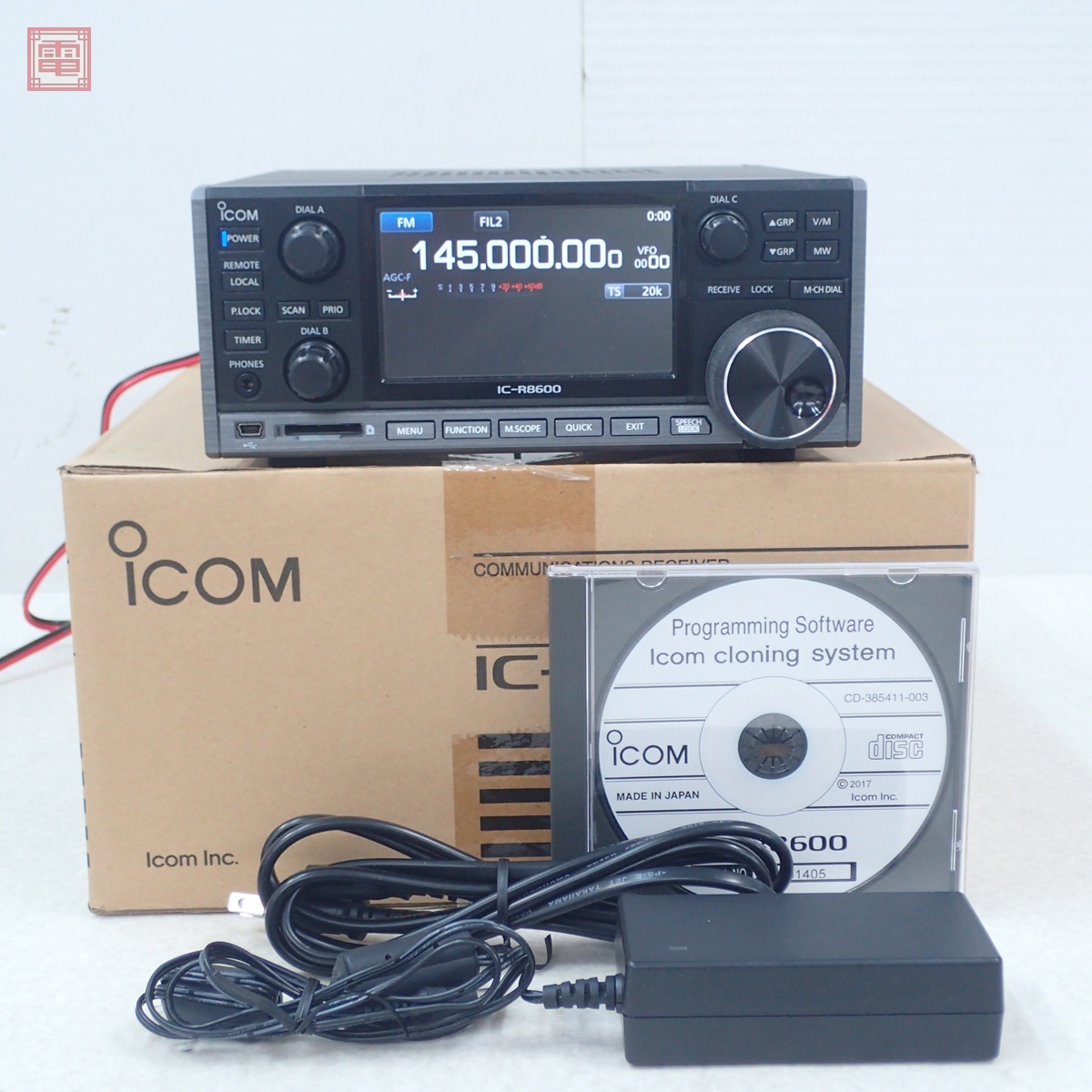 アイコム IC-R20 0.15～3304.999MHz オールモード広帯域受信機 SSB(USB