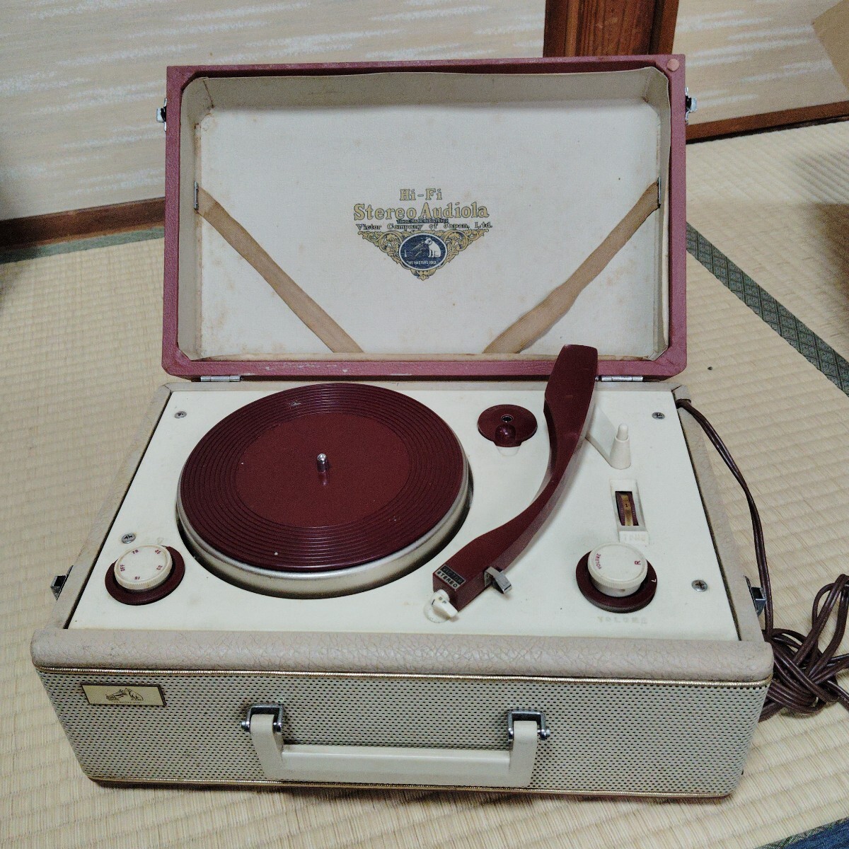 通電確認済 VICTOR ビクター真空管ステレオ Hi-Fi オーディオラ STL