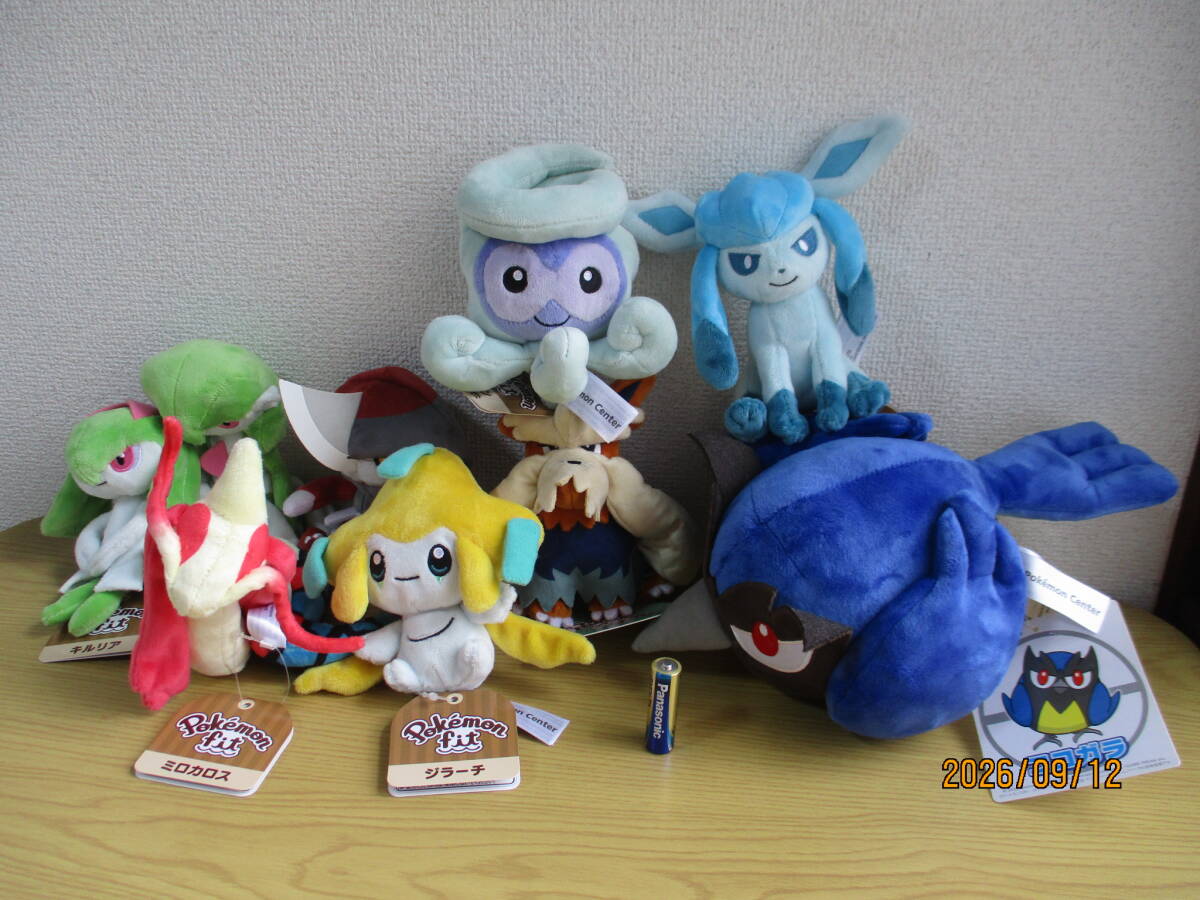 d*7様 ポケモンセンター ぬいぐるみ キルリア サーナイト 2点セット 新品】ポケモンセンター☆ぬいぐるみ ラルトス キルリア サーナイト OA