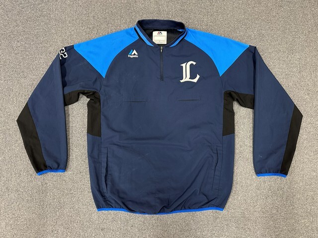 極美品 埼玉西武ライオンズ グラデーション レッド＆ネイビー 野球