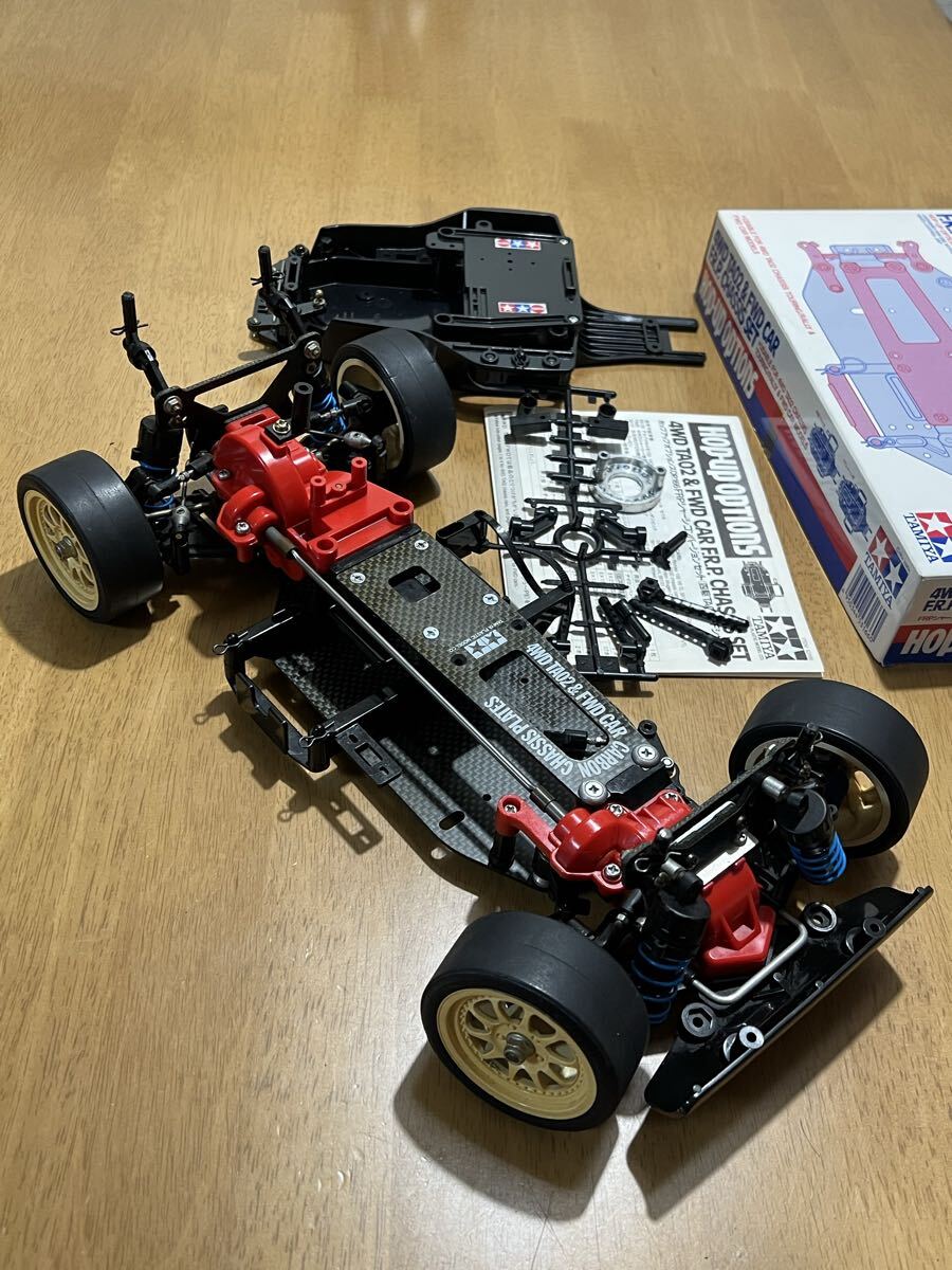 中古】☆タミヤ☆TA03フルオプション ドリフト カーボンシャーシ05 06