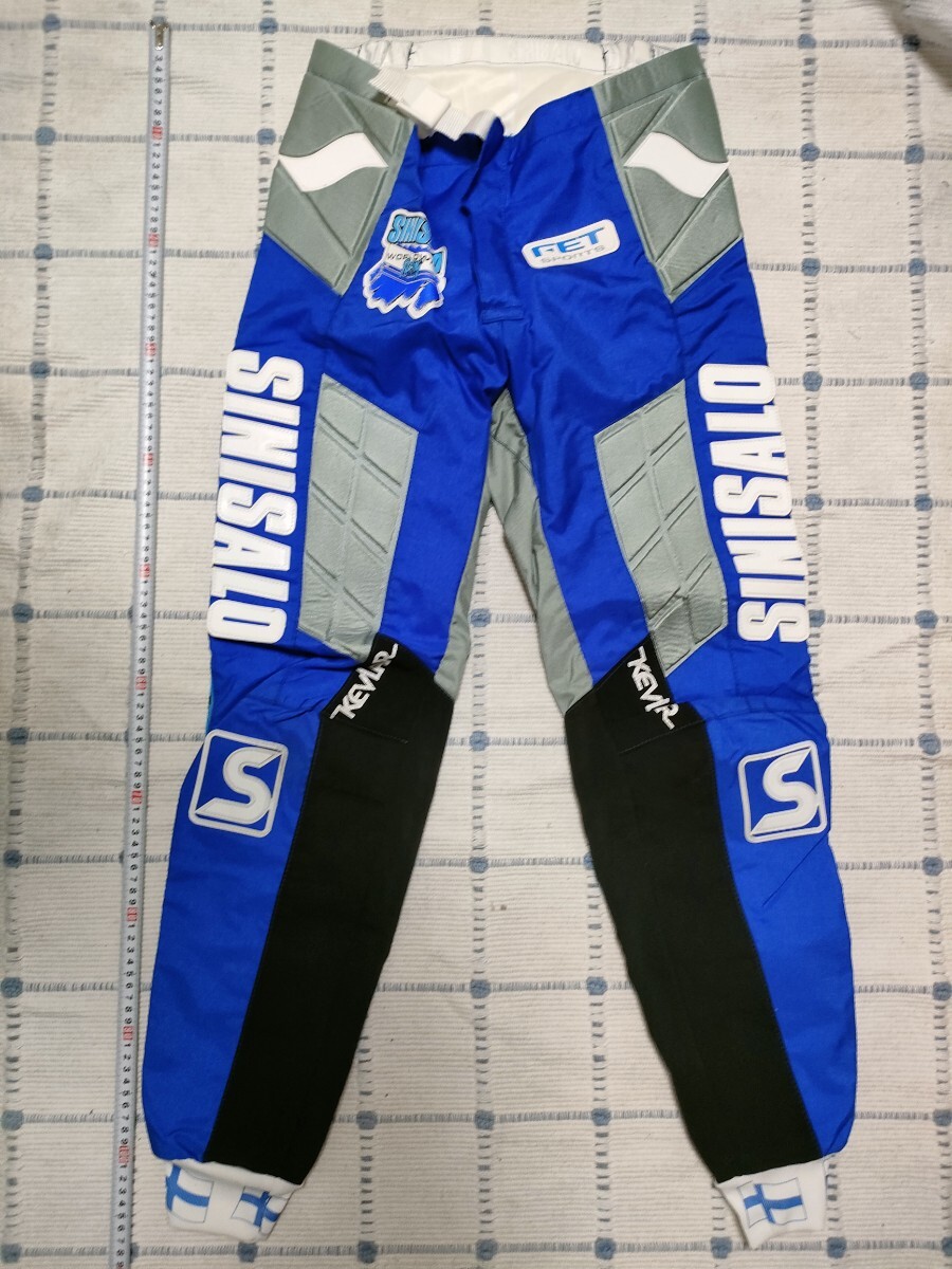 フィンランド製 SINISALO セパレート レザー レーシング スーツ XL