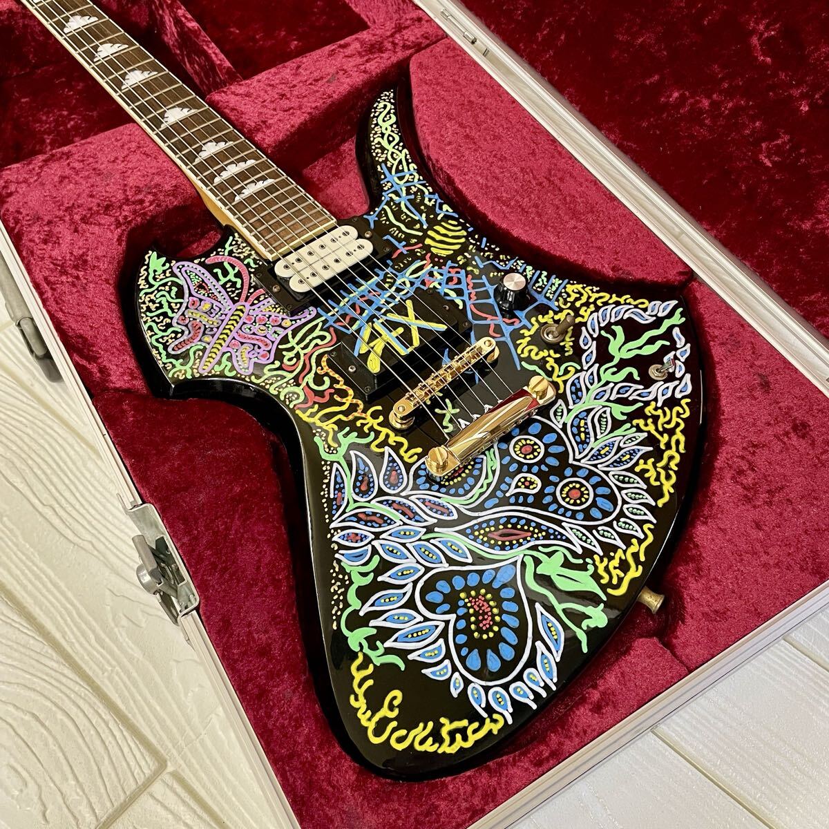 Fernandes MG-85 EMG搭載 ペイントあり X Japan HIDE モッキンバード