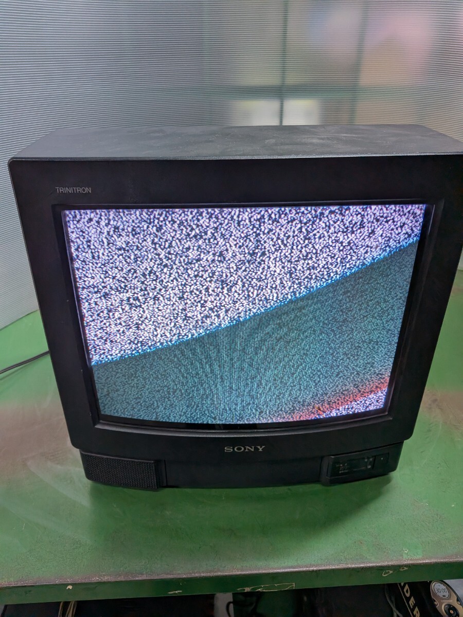 中古】昭和レトロ SONY ブラウン管 テレビ 14インチ トリニトロン KV