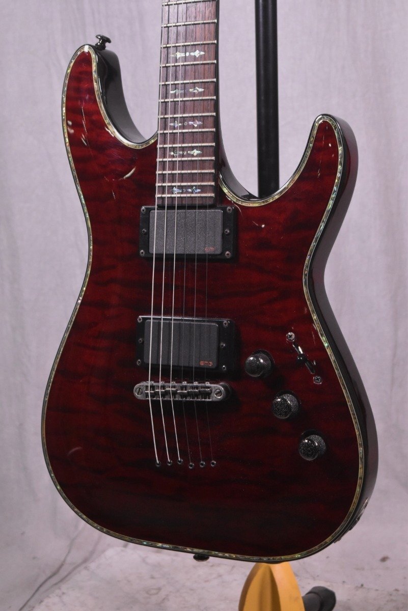 スルーネック&EMG P.U Schecter AD-C-4-HR Hellraiser-4 EMG
