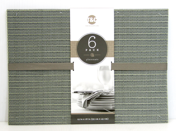 新品 新品 T C ランチョンマット Town And Country Living Placemats 6pack 38cm 45cm コストコ の落札情報詳細 ヤフオク落札価格情報 オークフリー スマートフォン版