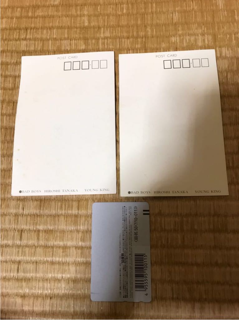 送料無料】バッドボーイズ.テレカ＋ポストカードセット/ヤングキング