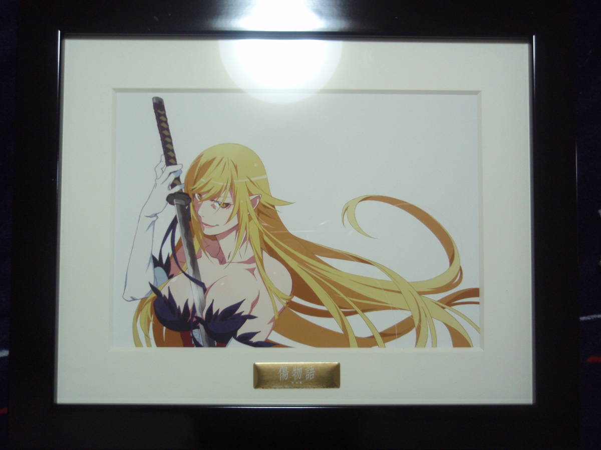 忍野メメ キャラファイングラフ 複製原画 物語シリーズ 終物語