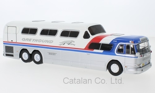 新品】1/43 アメリカ グレイハウンド シーニクルーザー ホワイト