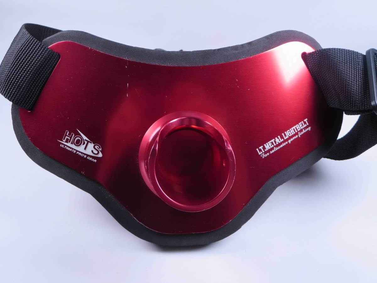 HOTS ライトメタル　ライトベルト レッド HOTS メタルライトベルト レッド
