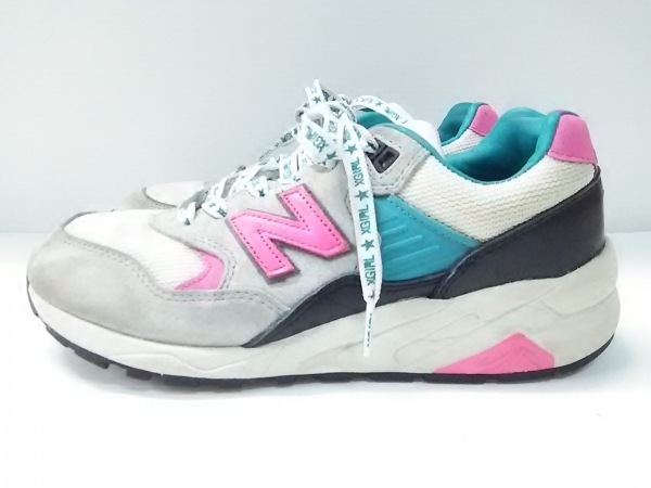 エックスガール X Girl スニーカー 合皮 化学繊維 白 ライトグレー マルチ レディース New Balance 靴 の落札情報詳細 ヤフオク落札価格情報 オークフリー スマートフォン版