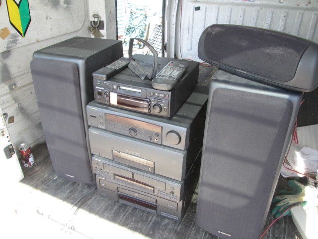 ド・迫力☆PIONEER システムコンポ J710シリーズ (アンプ・LD/CD・MD