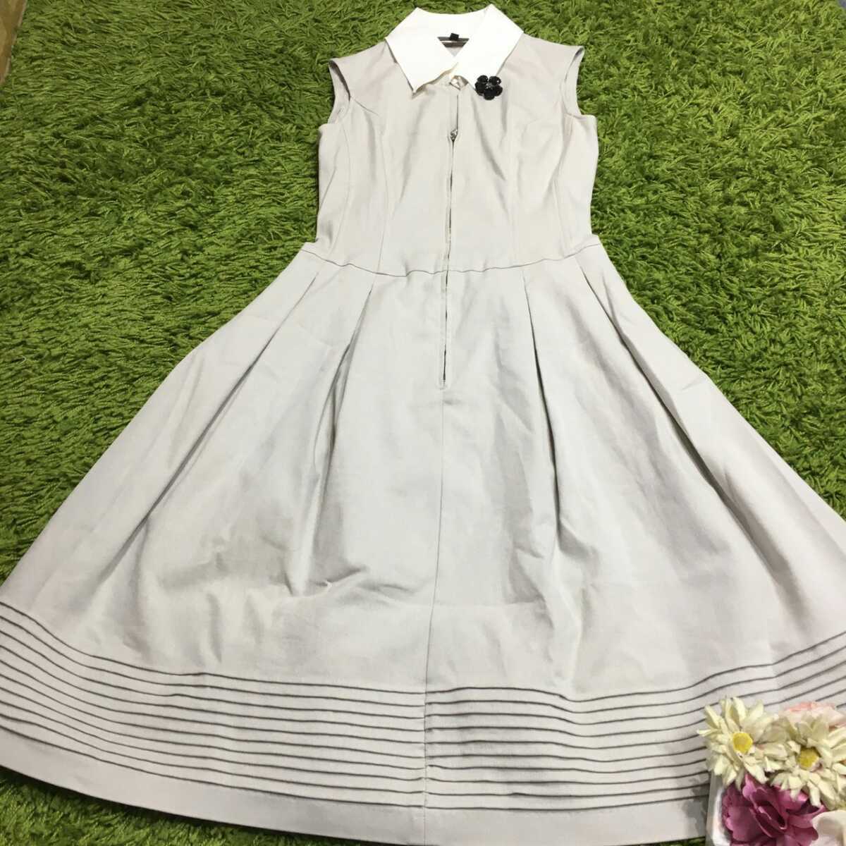 フォクシー 白襟レディフレアワンピース の落札情報詳細 ヤフオク落札価格情報 オークフリー スマートフォン版