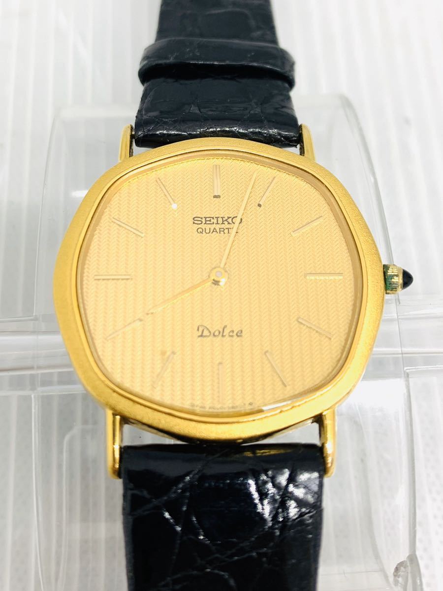 SEIKO】セイコー ドルチェ 八角 ゴールド 文字盤