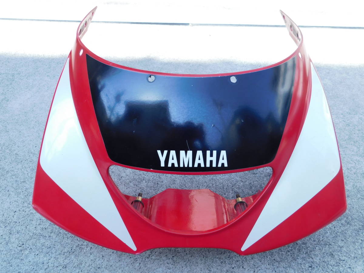 YAMAHA TZR250R 3XV アッパーカウル フロントカウル ホワイト/赤
