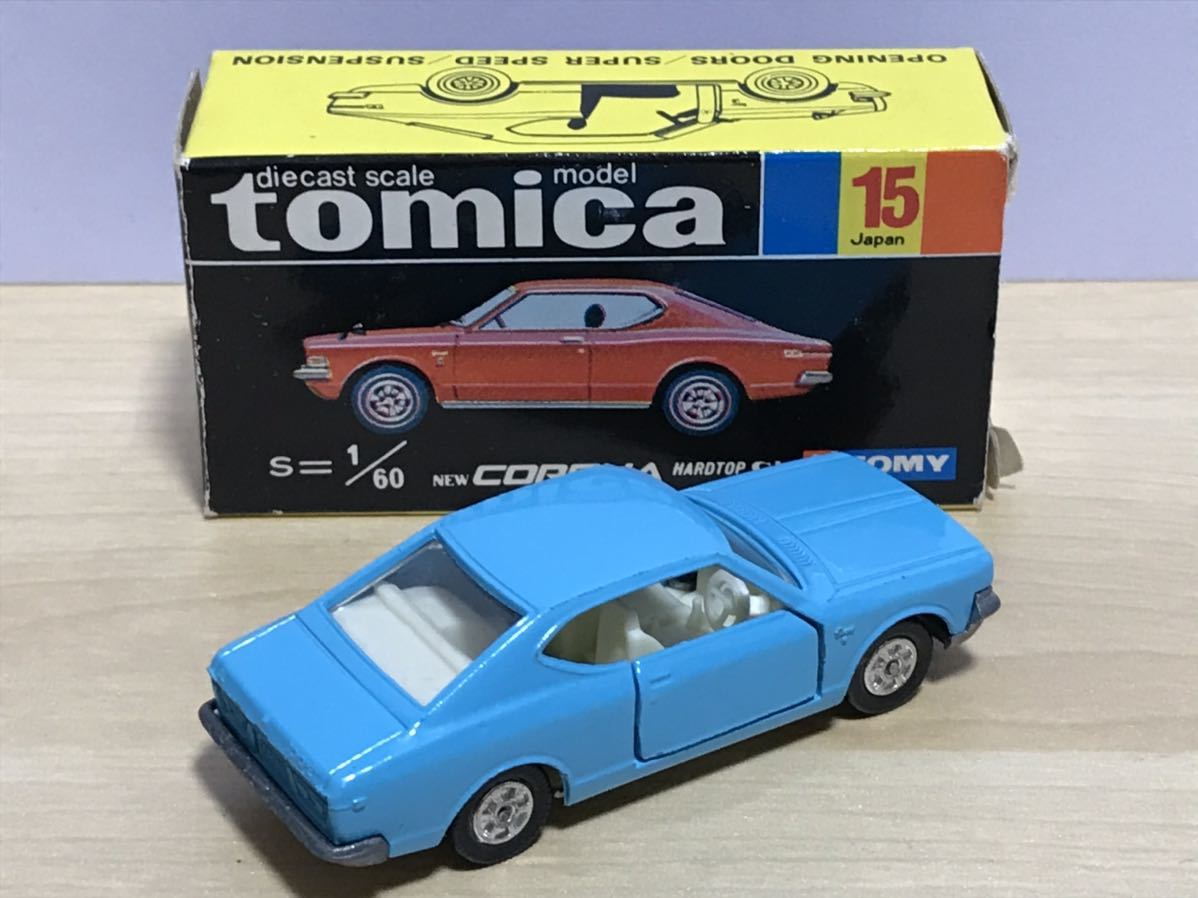 黒箱トミカ　ニューコロナハードトップSL(1D) 黒箱トミカ ニューコロナハードトップSL(1D) 絶版ミニカー