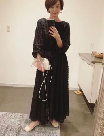 アウターサンセット ジャガード ワンピース 辺見えみり outersunset  