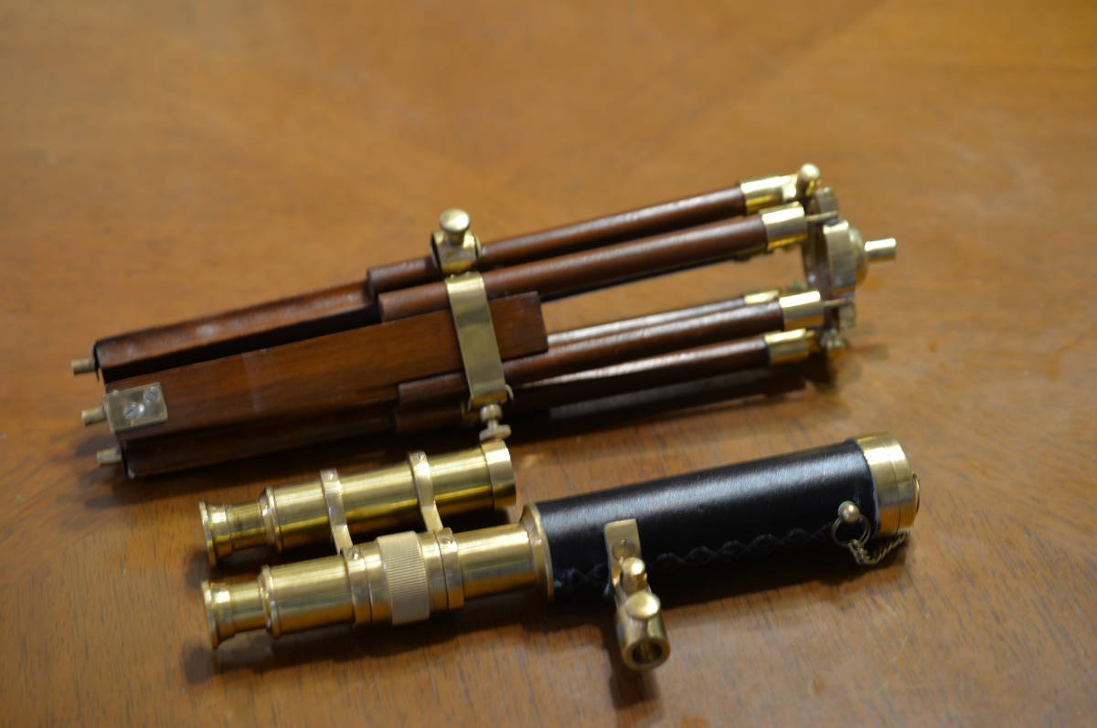 真鍮製 望遠鏡 スコープ アンティーク 単眼鏡 レトロ ビンテージ の落札情報詳細 ヤフオク落札価格情報 オークフリー スマートフォン版