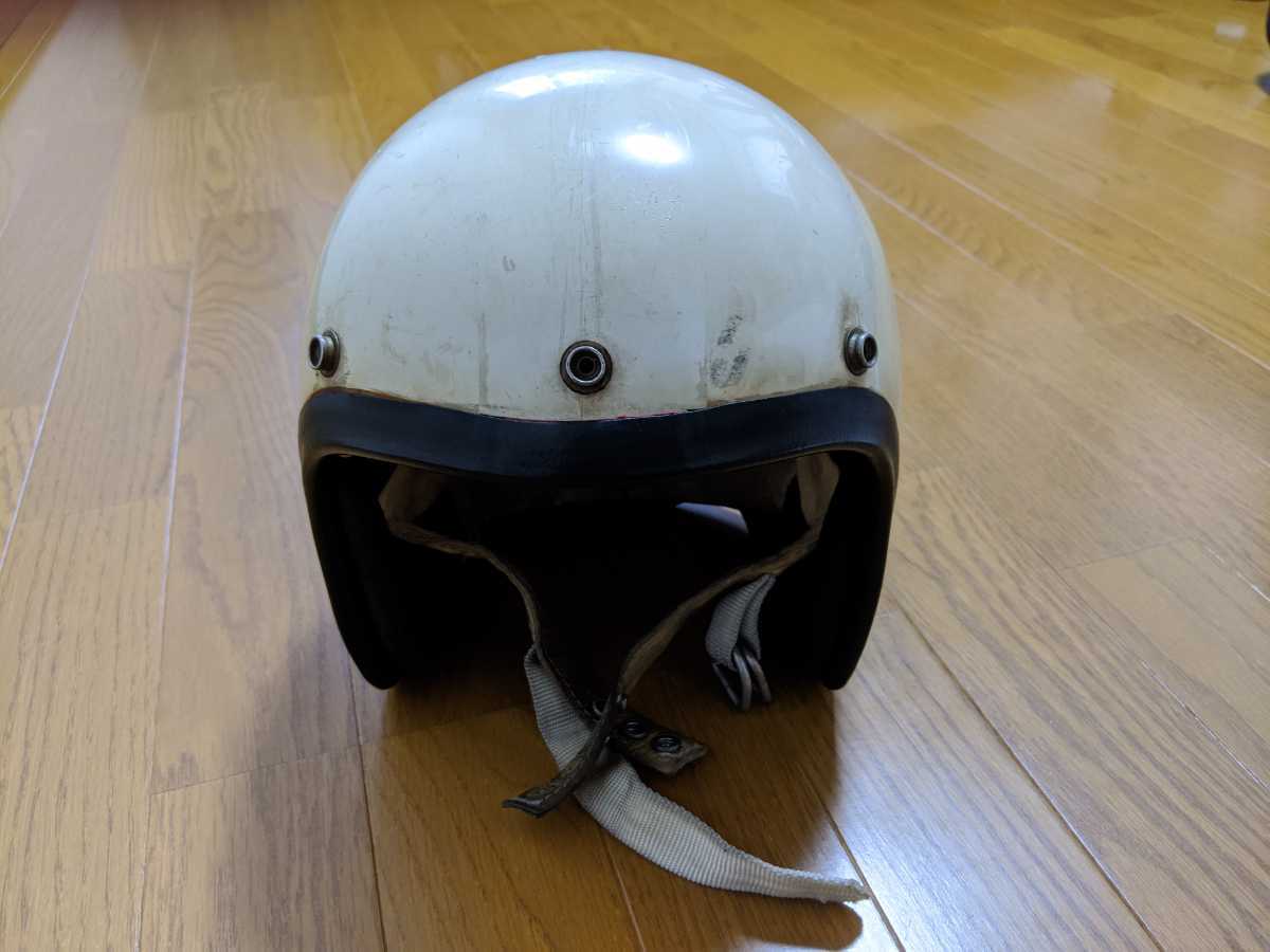 ビンテージ ジェットヘルメット ジェッペル 1968 レア 60s sシェル XS