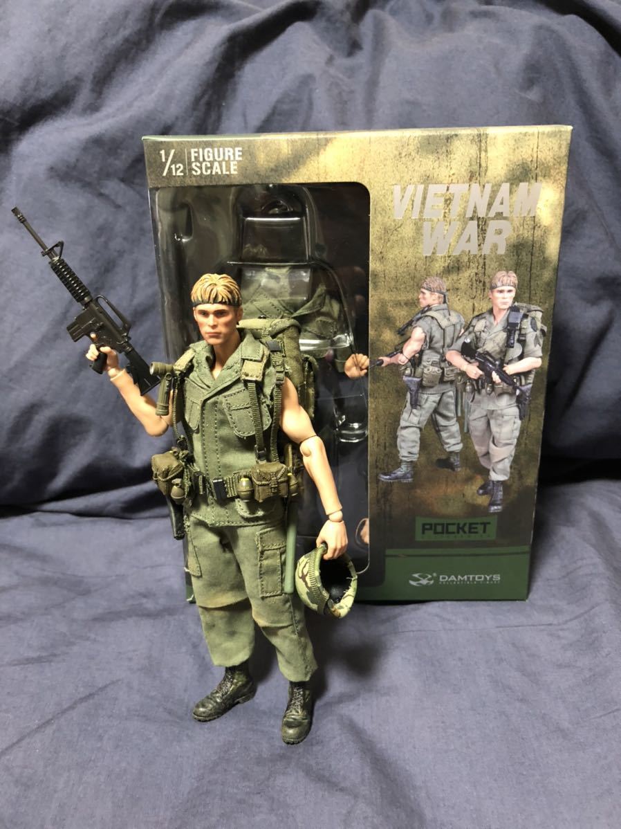 DAM TOYS 1/12 フィギュア プラトーン エリアス軍曹 美品の落札情報