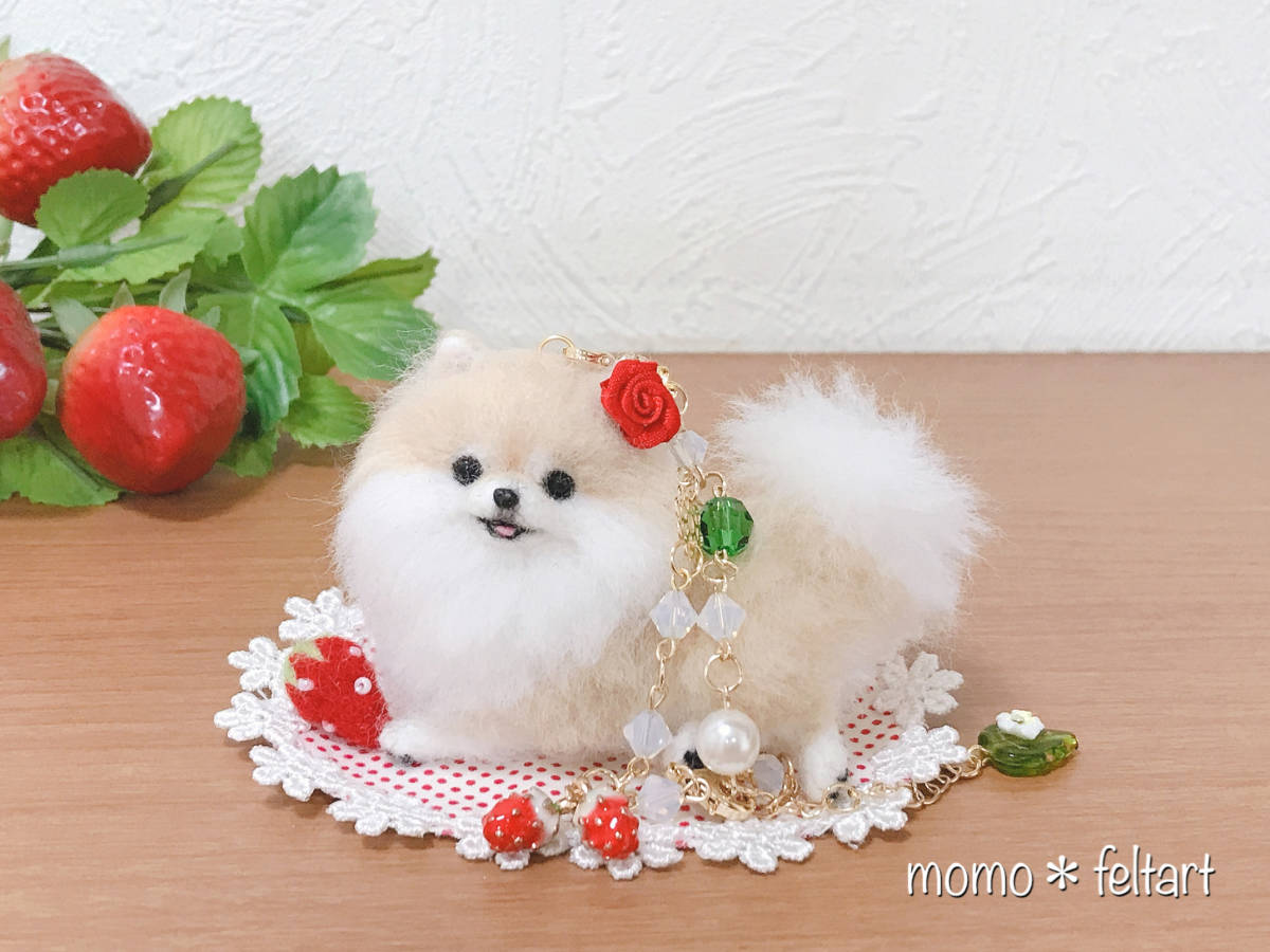 新品】++momo++羊毛フェルト・犬☆ クリーム ポメラニアンのバッグチャーム 苺 ☆ 5㎝ ブライス オリジナル ハンドメイド の落札情報詳細| ヤフオク落札価格情報 オークフリー・スマートフォン版 新品】++momo++羊毛フェルト・犬☆ クリーム ポメラニアンのバッグチャーム 苺 ☆ 5㎝ ブライス オリジナル ハンドメイド の落札情報詳細| ヤフオク落札価格情報 オークフリー・スマートフォン版