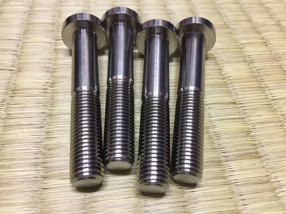 新品】即納 4本 チタンボルト キャリパーボルト M10 P1.25 L60 GSX YZF