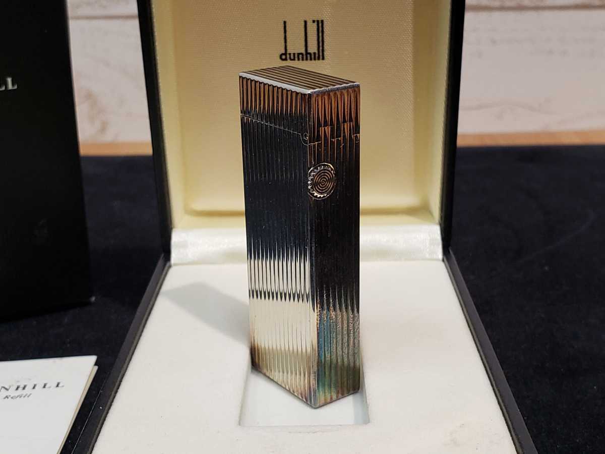 Dunhill ガスライター ダンヒル ダンヒルライター 箱付き 石交換必要 ジャンク品 美品 ブランド 高級ライター の落札情報詳細 ヤフオク落札価格情報 オークフリー スマートフォン版