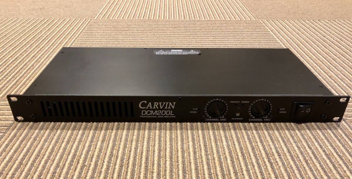 CARVIN カーヴィン パワーアンプ DCM200L USED美品 の落札情報詳細 ヤフオク落札価格情報 オークフリー