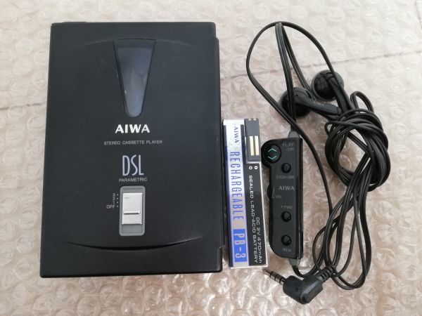 3132W]AIWA HS-PL30 アイワ HS-PL30 ポータブルカセットプレーヤー