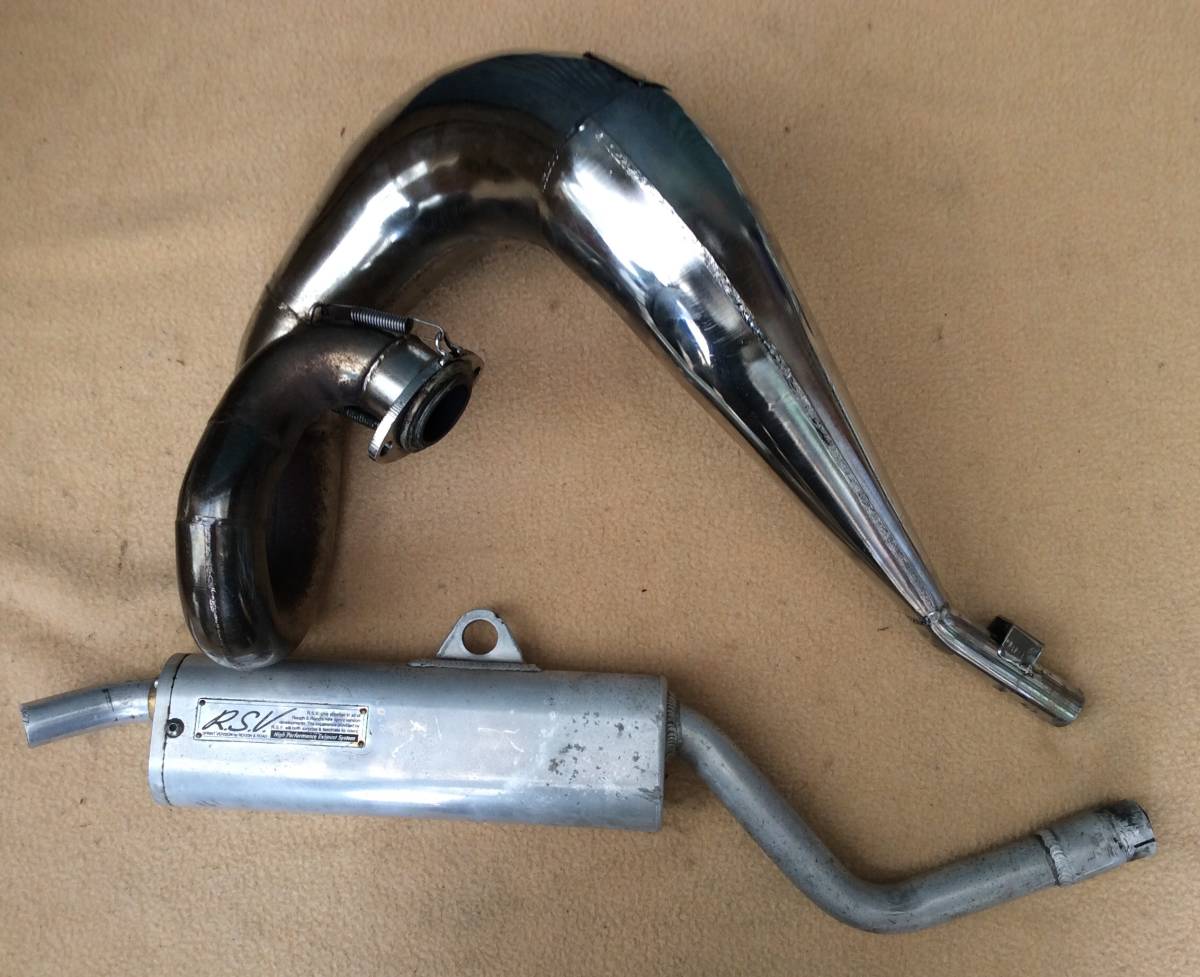 ホンダ！CRM250AR！純正サイレンサー！MD32 ホンダ CRM250AR用 チャンバー・サイレンサー MD32 中古 絶版品！個人