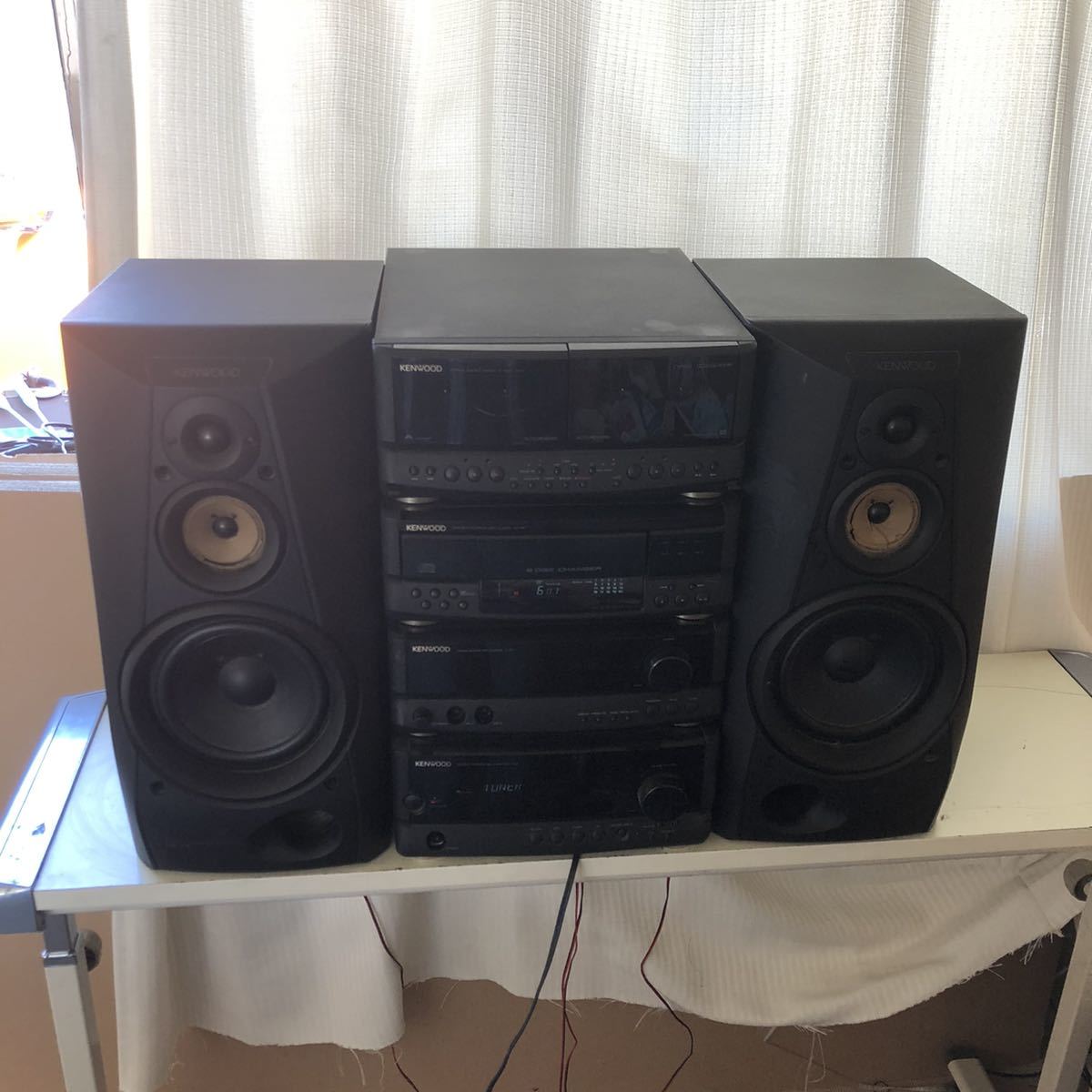KENWOOD☆CD/カセットコンポX-F7/DP-MF7/C-F6/A-F5☆スピーカー☆/LS
