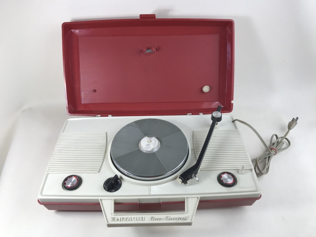 日立 真空管式ラジオ 電蓄 レコードプレーヤー SPレコード レトロ 日立