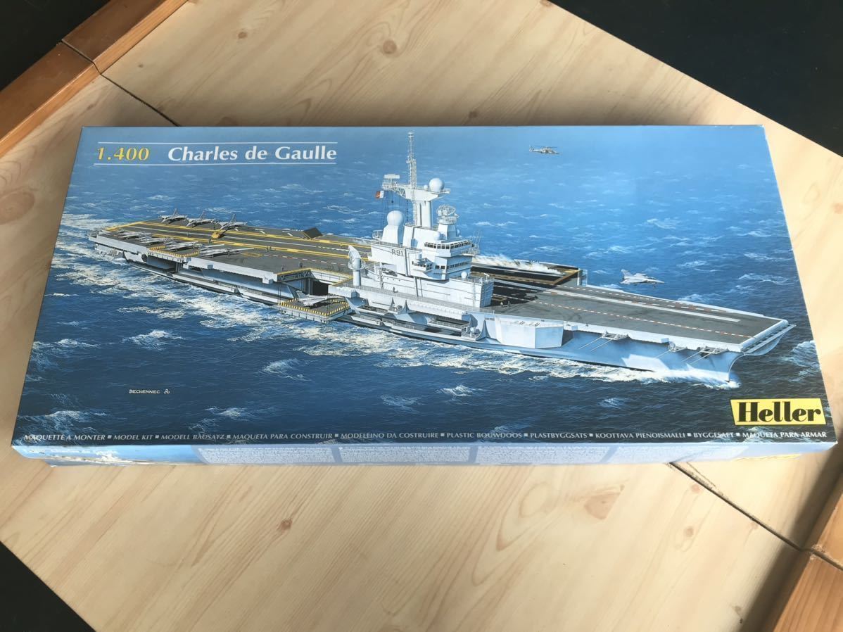 新品】Heller 1/400 フランス海軍空母 シャルル・ド・ゴール