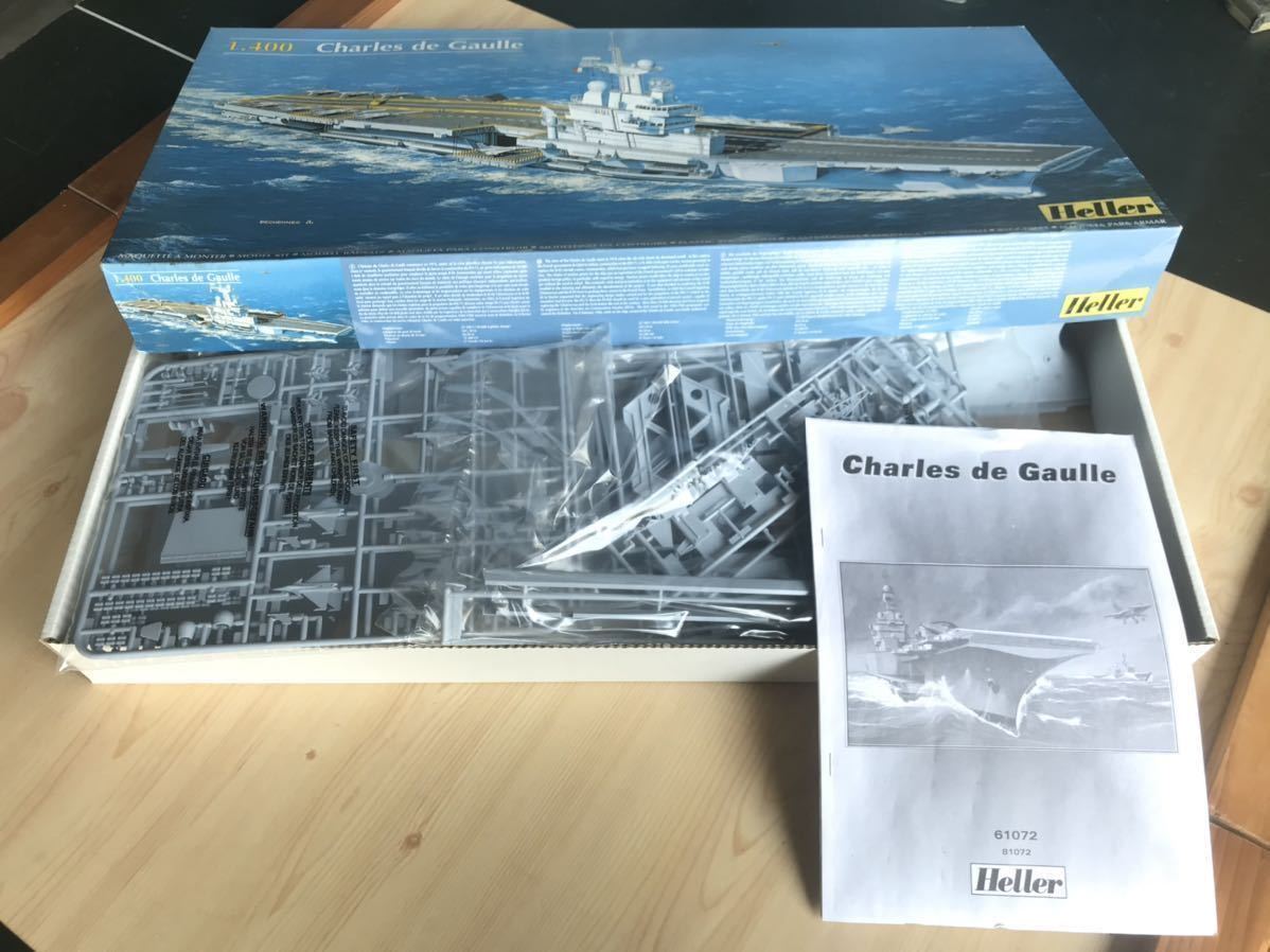 新品】Heller 1/400 フランス海軍空母 シャルル・ド・ゴール