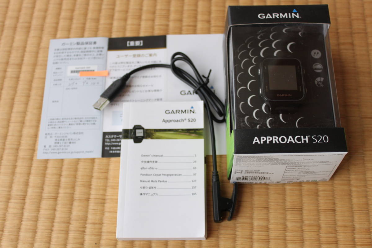 garmin approach s20 black