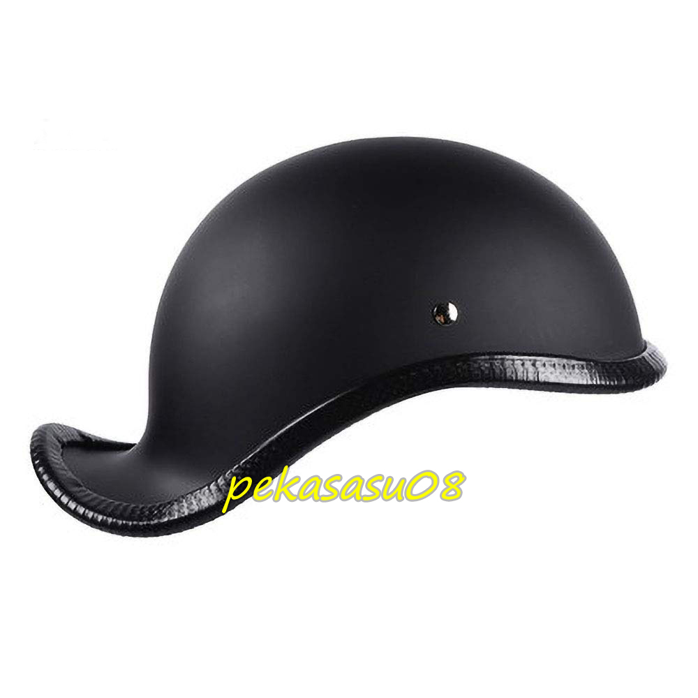 バイク ヘルメット 3Dプリント半帽型 ヘルメット ダックテール  