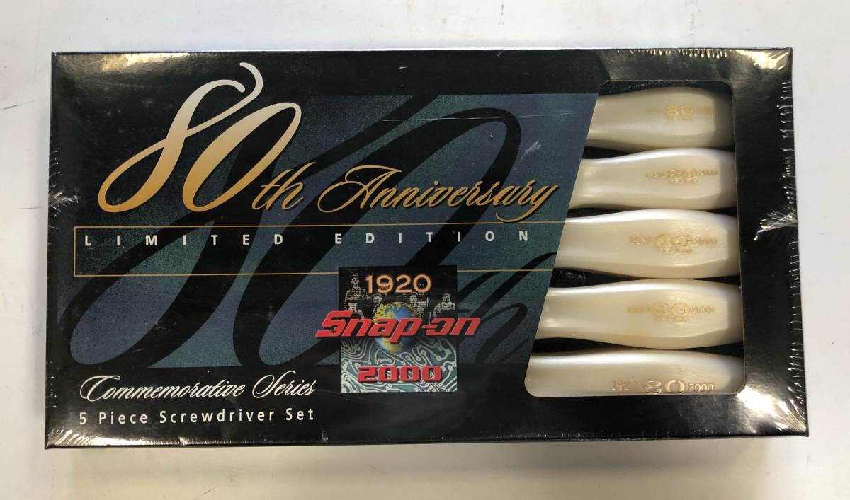 Snap-on/スナップオン 1920-2000 80周年記念 5ピース スクリュー 