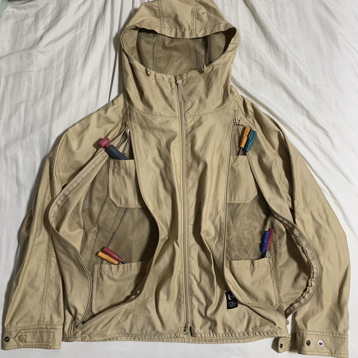FINAL HOME 多重ZIP Nylon Jacket（final home issey miyake 90s