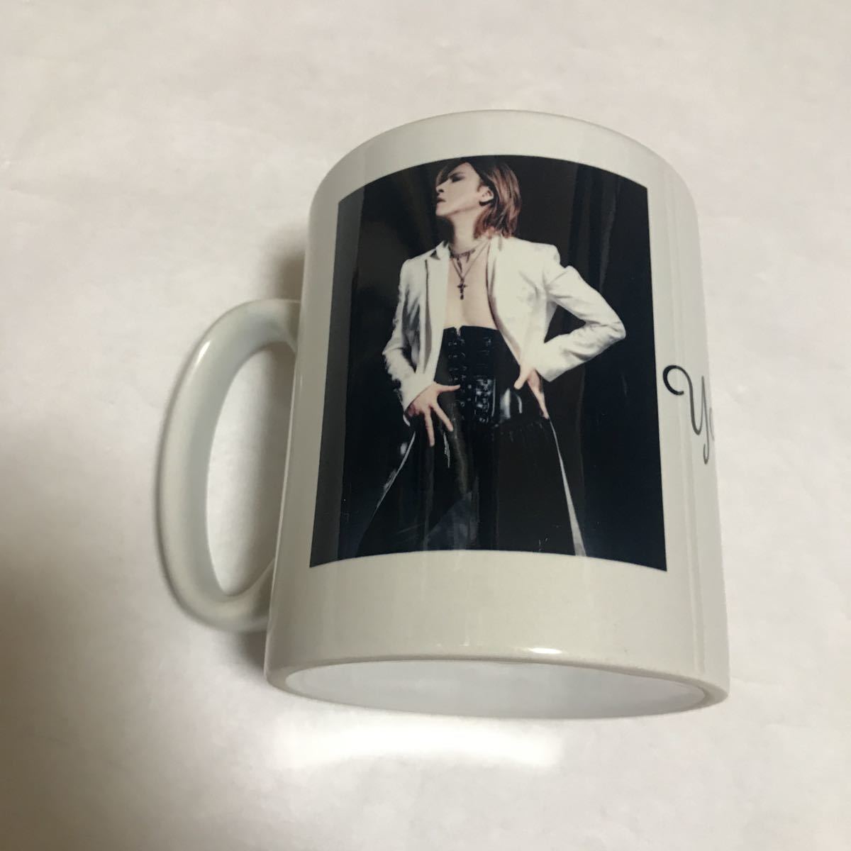hideグッズ フタ付きマグカップ ホワイトペイント XJAPAN hideグッズ フタ付きマグカップ ホワイトペイント XJAPANの通販