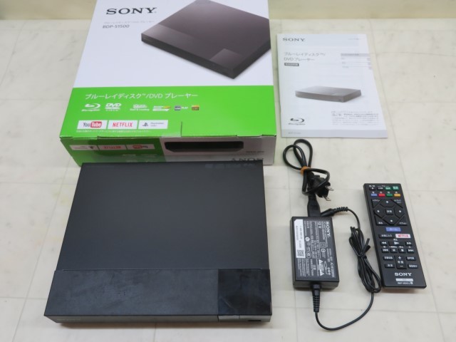 2020年製☆SONY BDP-S1500 ブルーレイディスクプレーヤー ブラック
