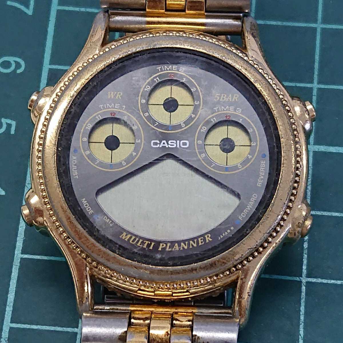 美品 OLD CASIO BGP-250 MULTI PLANNER 時計 稼働 OLD] CASIO MULTI PLANNER BGP-250 日本製 稼動 - メルカリ