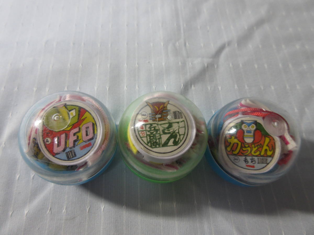 コスモス ガチャガチャ どんぶりロボ UFO・どん兵衛・力うどん 当時物