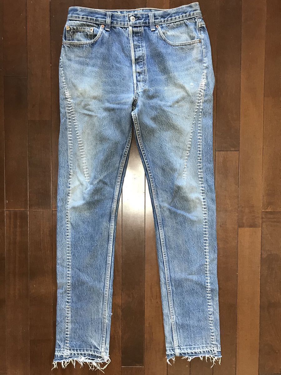 RESISTERE ブランケットステッチデニム システレ ビンテージリーバイス 